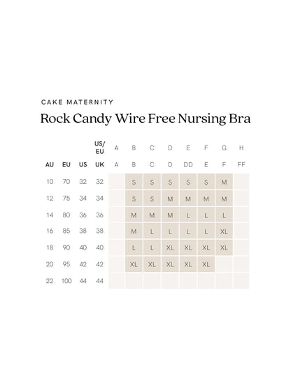 Rock Candy Luxury Seamless Nursing Bra - Mocha